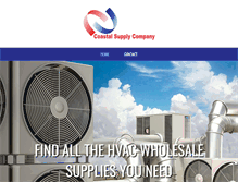 Tablet Screenshot of coastalsupplycotn.com